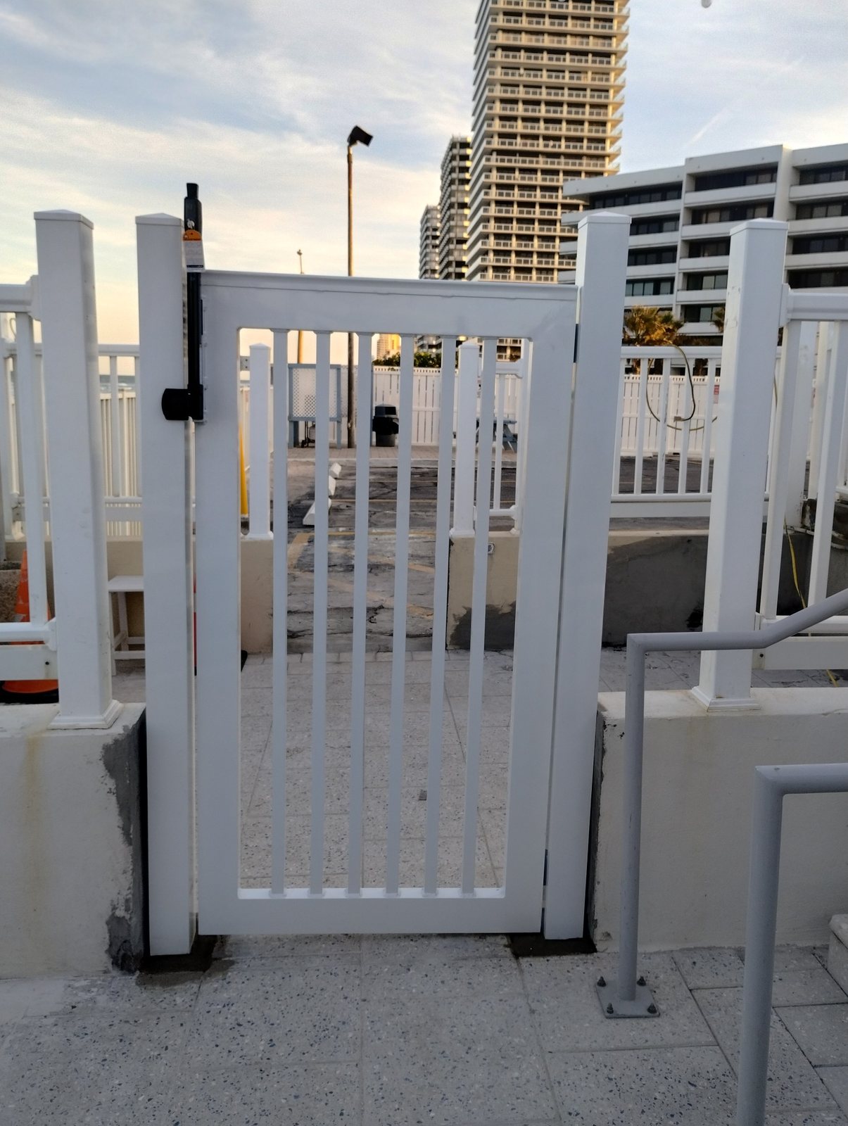 Pool gate installation