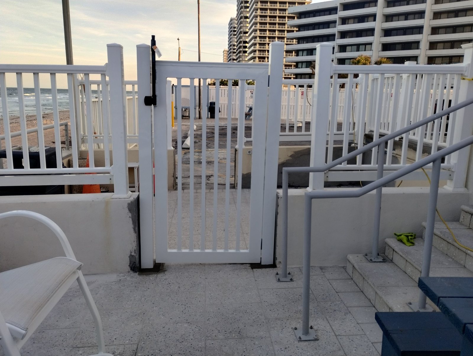 Poolside gate and railing fabrication